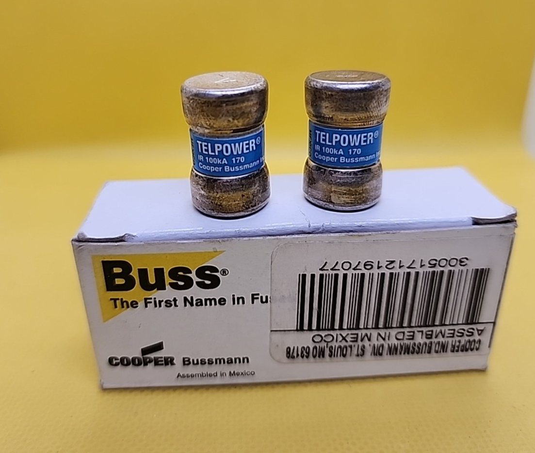 Lot of 2 - Buss Telpower TPS-50 MINI 50A, 170V DC FUSE [RC 1-1] | eBay