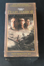 Pearl Harbor VHS 2001 2 Tape Set 60th Anniversary Edition Sealed Ben Affleck