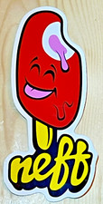 Neff Very Rare Red Creamsicle Skateboard Snowboard Sticker Collectors Only