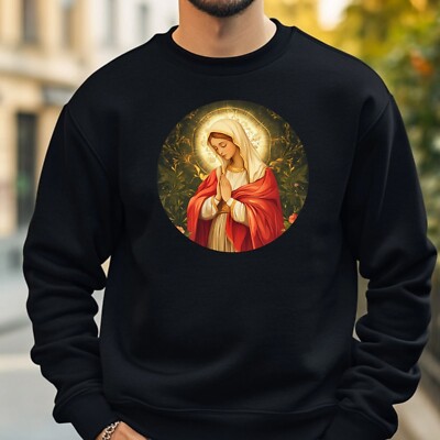 Virgin Mary Sweatshirt Cosy And Perfect For Any Occasion S To 4XL
