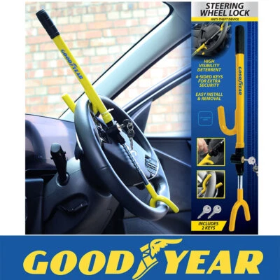 Goodyear Blocco Volante Antifurto Sicurezza Auto Furgone Veicolo Sicurezza Universale