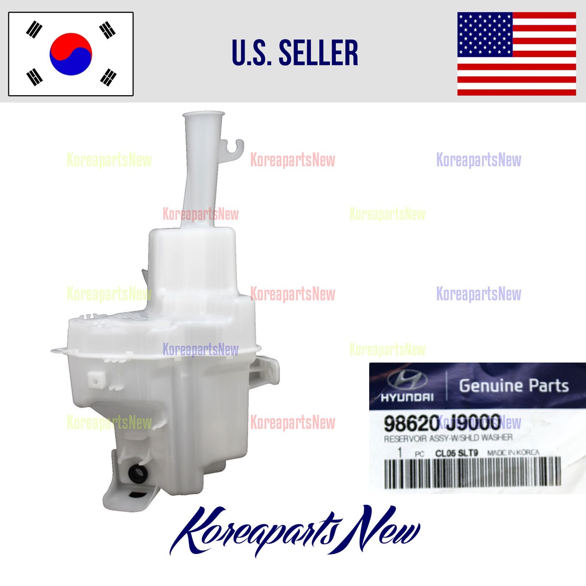 Wiper Washer Reservoir Tank 98620J9000 ⭐GENUINE⭐ fits Hyundai