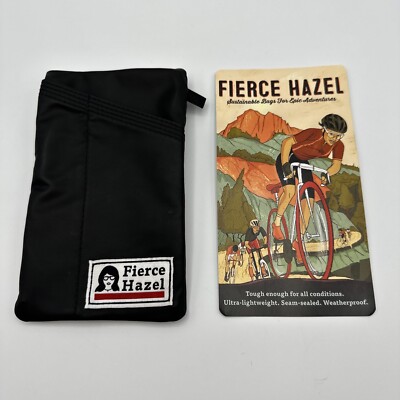 Fierce Hazel Weatherproof Bag Wallet Case Sack Black NWT Money Card Holder