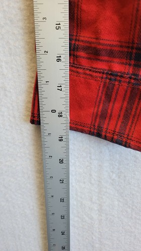 Mens Raw Yarn Industries Plaid Flannel Shirt Long Sleeves Size L Cotton NWT - Picture 4 of 12