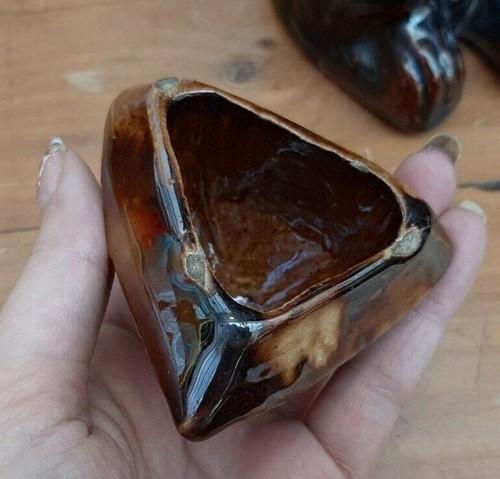 Antigua jarra Toby de mendicidad esmaltada Treacle del siglo XIX con tapa - Imagen 9 de 10