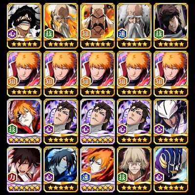 Bleach Brave Souls BEST *100% FRESH* 3 TYBW Yamamoto 5/5 7th Anni Ichigo Aizen +