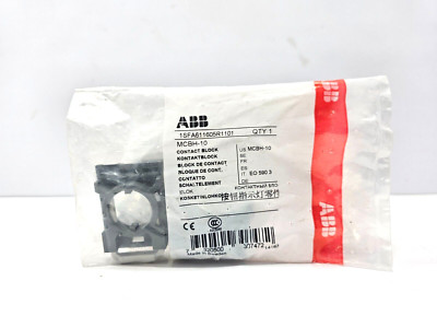 ABB MCBH-10 CONTACT BLOCK LOT OF 10