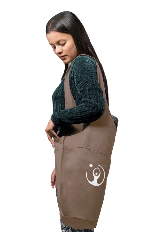 Estera de yoga bolsa portador de mano, paquete de correa larga, bolsa grande de esterilla de yoga, se adapta a todas las esteras, Foto 2 de 4