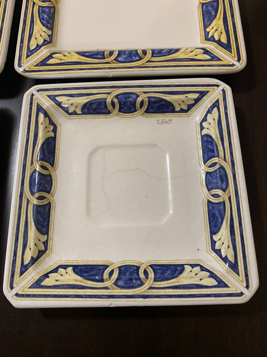 TiffanyBoutique　ティファニー・ブティック　スクエアプレート　角皿 Tiffany Boutique Fine Tableware Square Plate Bowl 8.25