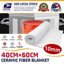 Premium Ceramic Fiber Insulation 0.39" Thick X 16X 24 2500F Fireproof Insulation