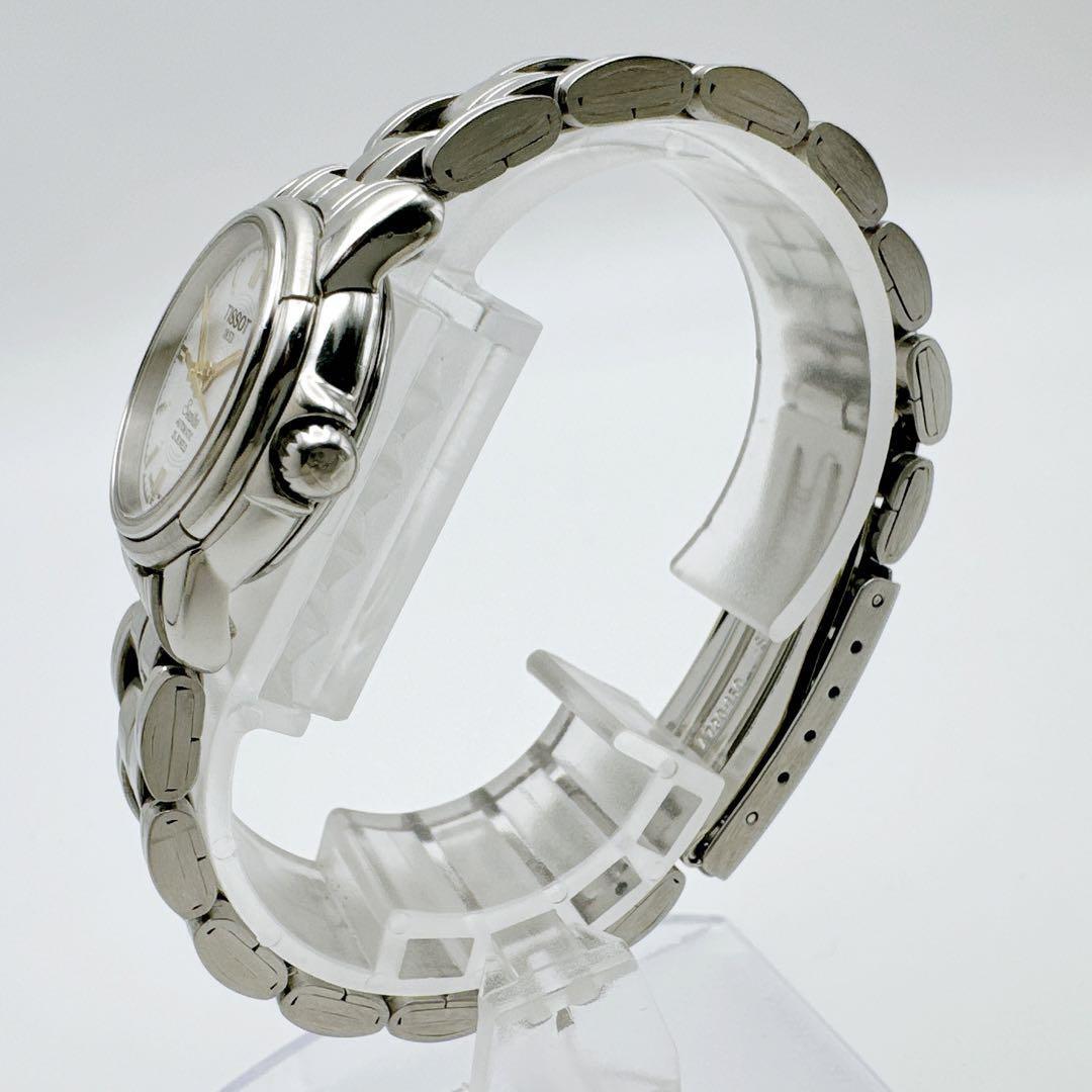 TISSOT SEASTAR ホワイトダイヤル レザーストラップ ティソ公式 ストラップ | T852036795 | ホワイト レザー