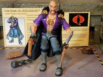 GI JOE ~ 2002 DR MINDBENDER v3 ~ COBRA MASTER ~ 100% COMPLETE