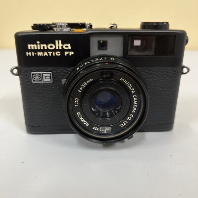 Minolta Hi-Matic FP Film Camera 38mm 1:2.7 / TESTED&WORKING Fully