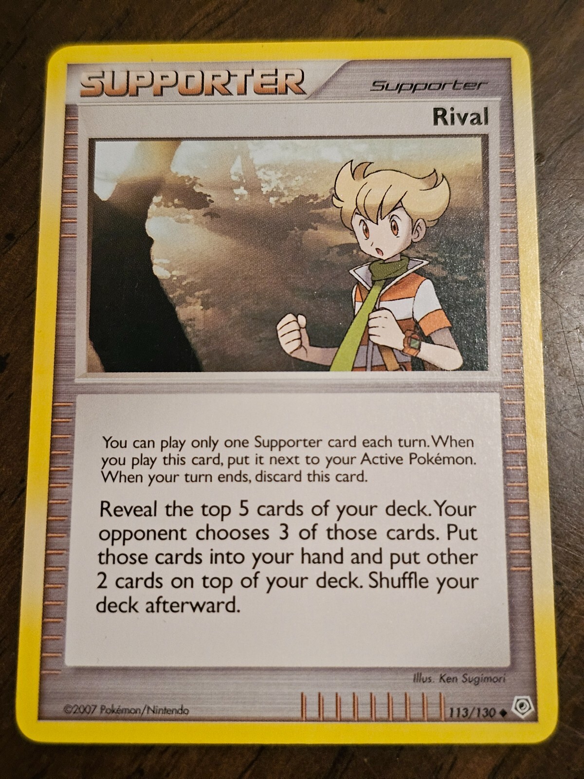 Rival 113/130 Uncommon Pokemon Diamond & Pearl