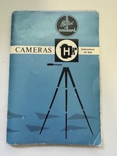 Vintage Original BOLEX 16mm h16 H Instruction Manual 16mm Movie Camera
