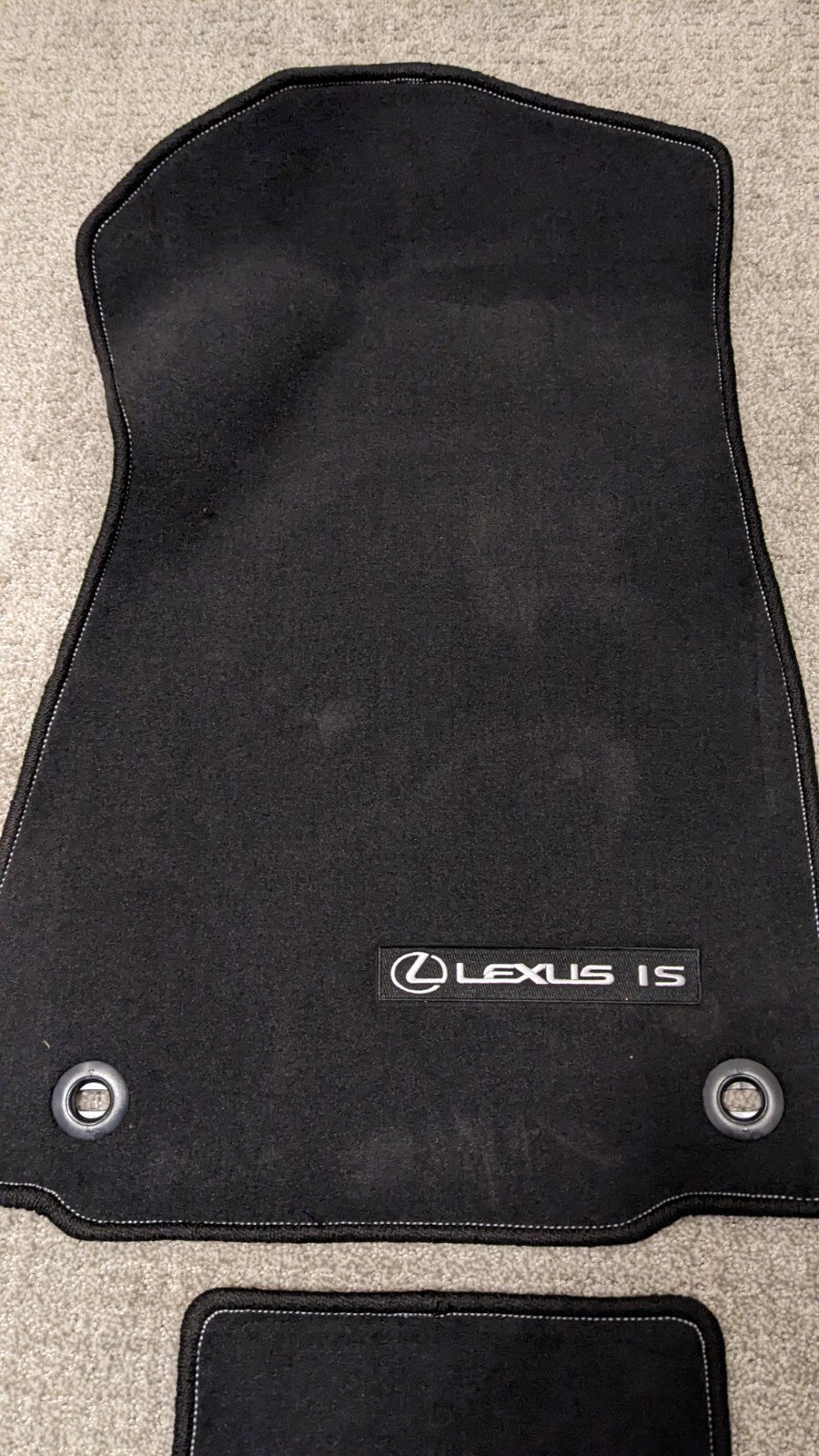 Lexus IS350 (??2023) 4pc OEM CARPET FLOOR MATS Black PT2065314350 eBay
