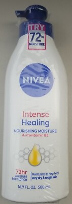 Nivea Intense Healing Nourishing Moisture Body Lotion 16.9 Fl Oz. 