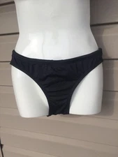 TYR SOLID DURAFAST SOLID ACTION BIKINI TIE SWIM BOTTOM CHAR GRAY SMALL NEW! $30
