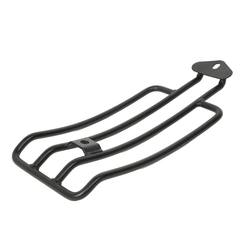 Portaequipajes asiento solo negro apto para Harley Davidson XL 1200 Sportster 85-03 86 Foto 4 de 4