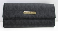 Michael Kors Sig. Saffiano Lrg Slim Flap Black/slate 32s2glsz2b & Authentic on sale Michael Kors Sig. Saffiano Lrg Slim Flap Black/slate 32s2glsz2b & Authentic on sale