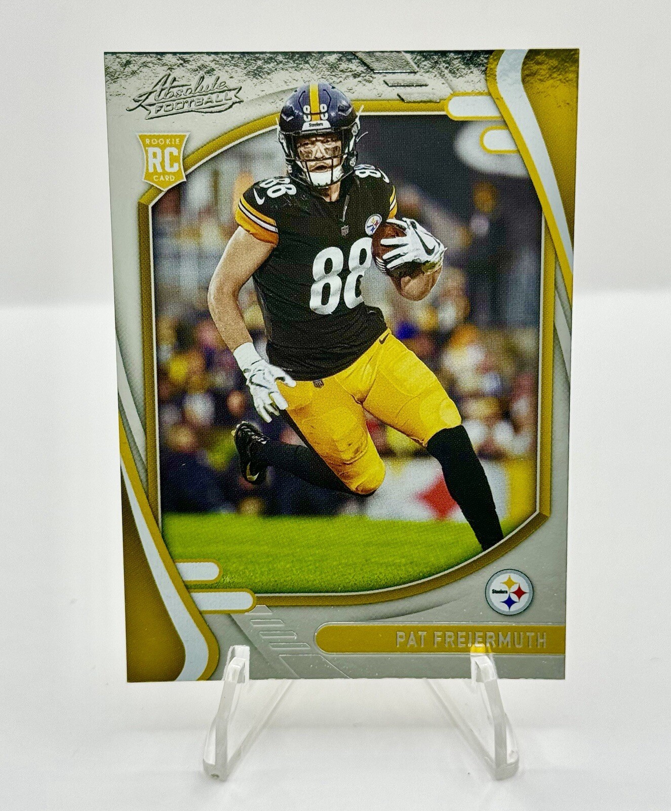 PAT FREIERMUTH 2021 Panini Absolute Rookie Silver Foil RC #117 Steelers SSP MINT