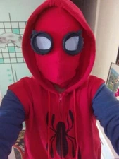 Movie Spider-Man:Homecoming Spider Man Mask red hood Halloween masks cosplay 