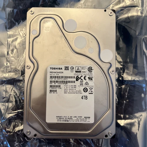 Toshiba MG04ACA400N 4TB SATA3 6Gbps 3.5 128Mb 512n HDD HDEPR01GBA51