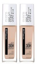 2 Pack Maybelline New York SuperStay Full Coverage Foundation, 120 Classic Ivory