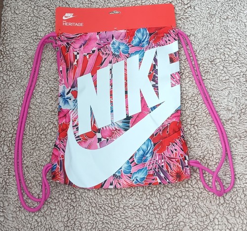 Nike Floral Heritage Drawstring Gym Sack / Backpack – NWT