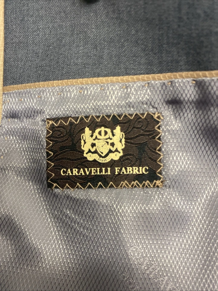 Traje Chaqueta Carevelli Hombre Gris Blazer Negocios Informal Foto 3 de 4