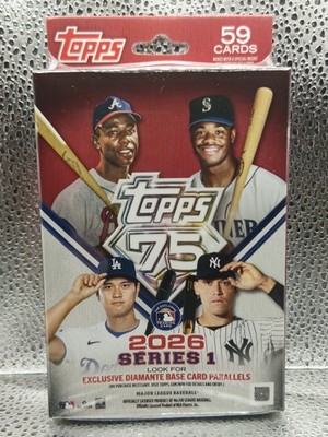 Topps 75th Anniversary 2026 Series 1 MLB Baseball Hanger Box -NEW 