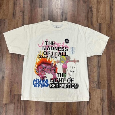 Size XL Travis Scott Utopia x St Michael 3A Tee White BRAND NEW