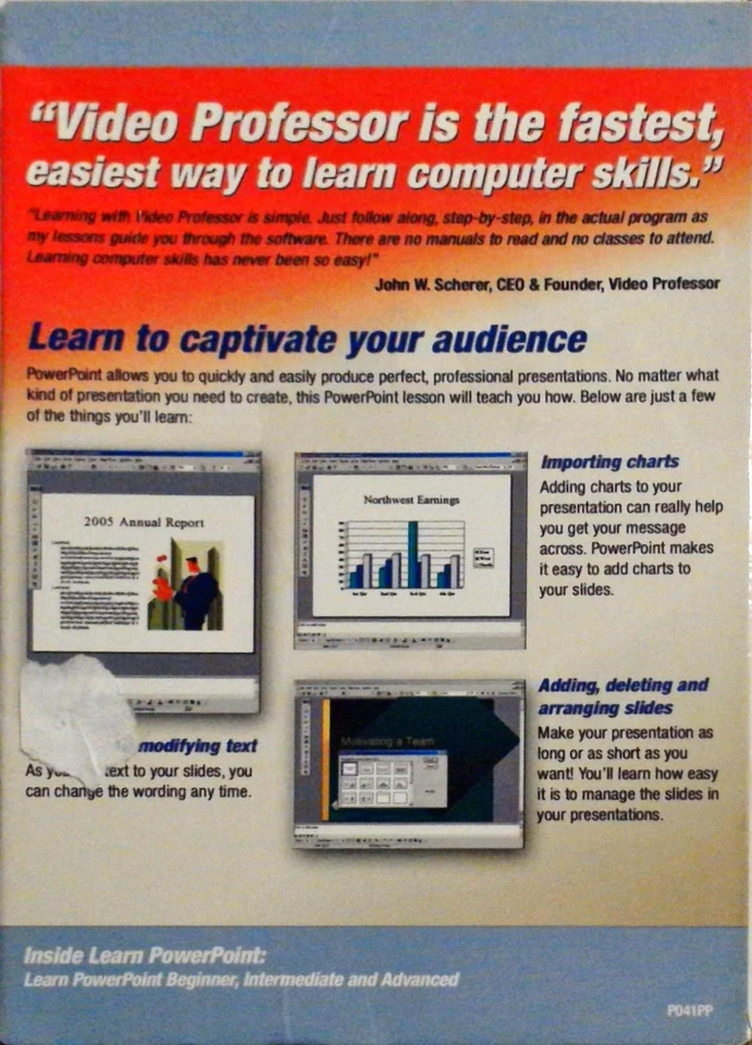 Video Professor Learn Photoshop 3CD Set PC As Seen On TV 2006 New Open box - Image 4 of 4