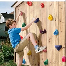 TOPNEW 32 Rock Climbing Holds Multi Size for , Adult Rock Wall Holds Climbing...