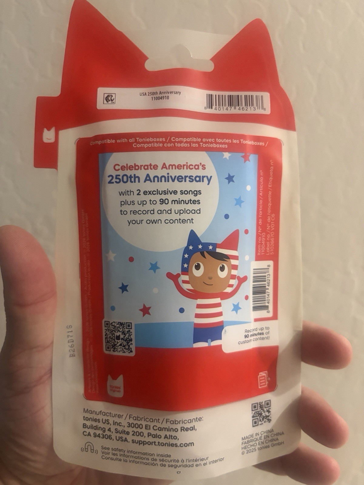 🇺🇸 America&rsquo;s 250th Anniversary Creative Tonies Figure-Walmart Exclusive! 🇺🇸