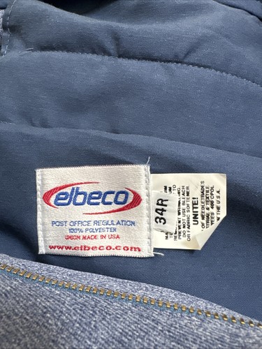 Vtg NWT Elbeco UniForm Postal Pants Mens Unisex Sz 34 Winter - Picture 4 of 8