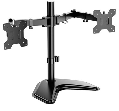 WALI Dual Monitor Stand for Desk, Monitor Stands for 2 Monitors up to 30 inches
