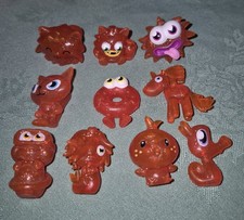 Moshi Monsters Figures Orange Glitter X 10 Including Oddie + Iggy