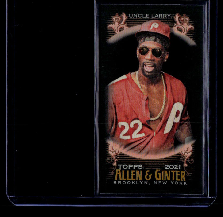 Uncle Larry 2021 Topps Allen & Ginter X Mini #207 Philadelphia Phillies