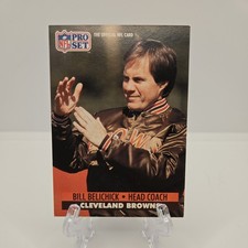 1991 Pro Set 126 Bill Belichick NM - Mint RC Patriots Browns Rookie card. rookie card picture
