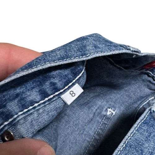 Vintage Revolt 100% Cotton Straight Leg Carpenter Jeans Youth 8 (22x24) - Picture 7 of 11