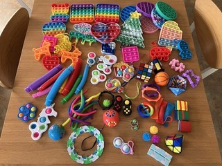 Gran colección de juguetes sensoriales inquietos juguetes para aliviar el estrés niños adultos