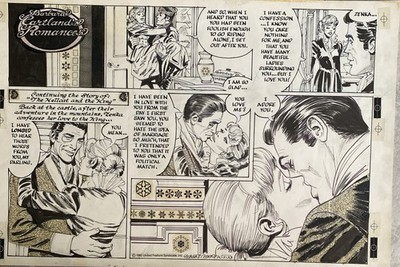 Original Barbara Cartland Sunday Strip By Gray Morrow 5-23-82
