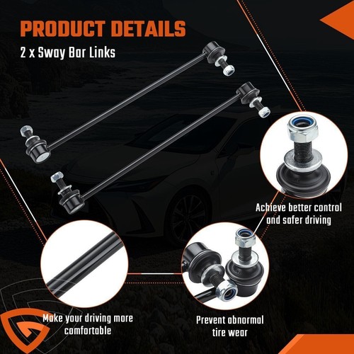 Front Stabilizer Sway Bar Links Kit For Toyota Corolla iM Prius RAV4 2010-2018 - Imagen 4 de 15