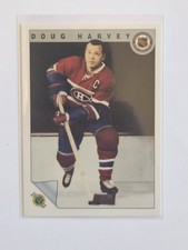 1991-92 Ultimate Original Six FRENCH - Doug Harvey #12 Montreal Canadiens
