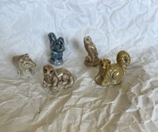 Vintage Wade Figurines Whimsies Animals  5 En...