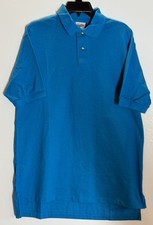 Great American Originals Vintage Short Sleeve Knit Polo - Mens L - Made in USA
