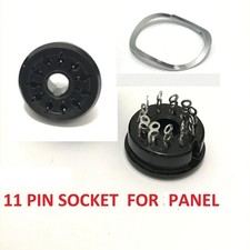 11 PIN socket connector amphenol for panel radio ham vintage power supply