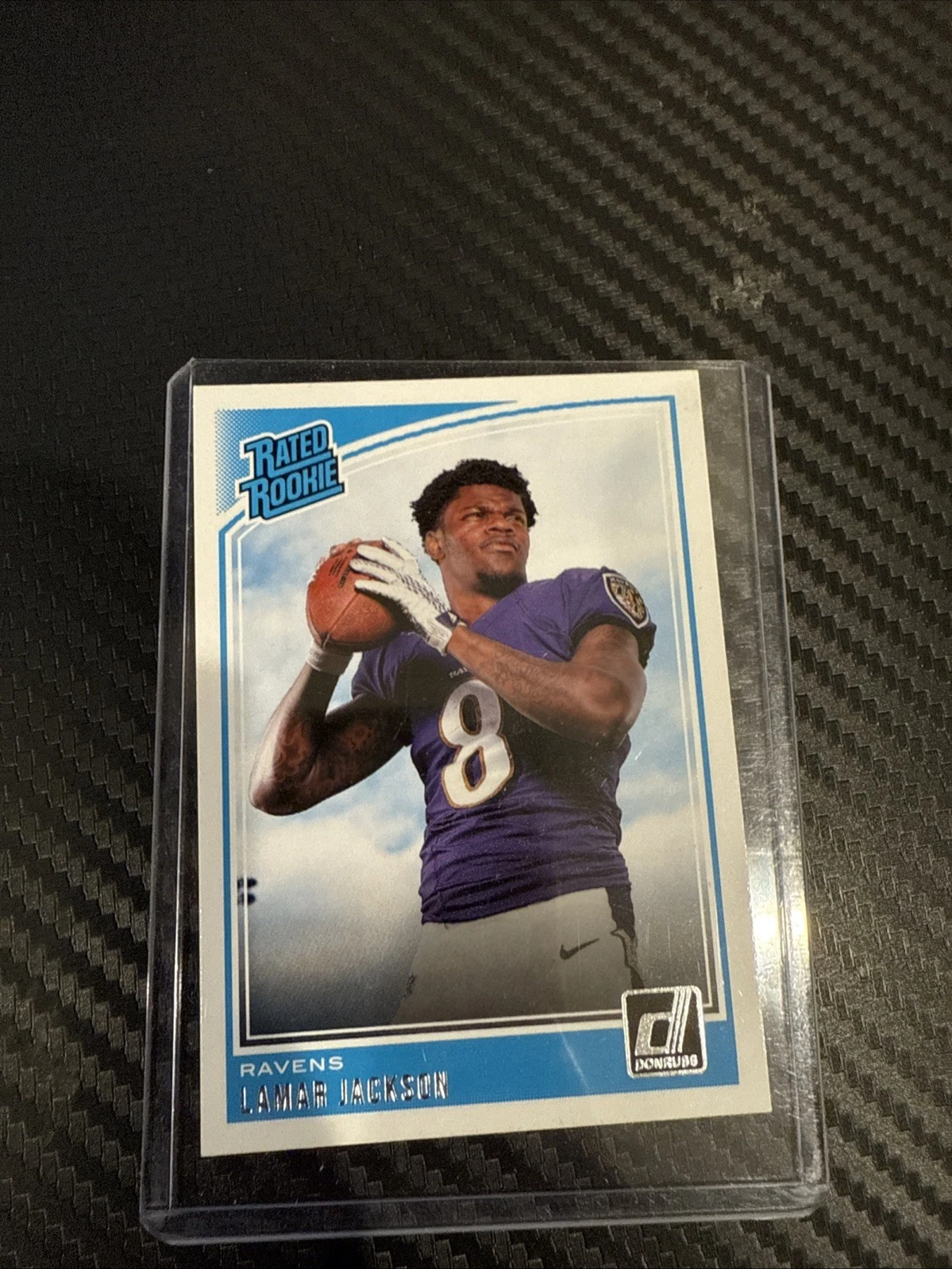 2018 Panini Donruss - Rated Rookie Lamar Jackson #317 (RC) Excellent Condition