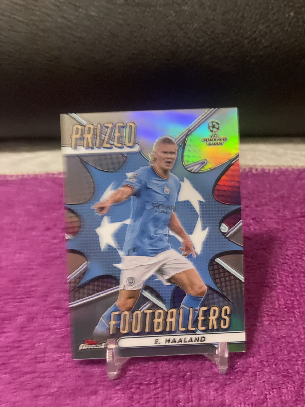 2022-23 Finest UEFA Club Competitions #PF-15 Erling Haaland Prized Footballers